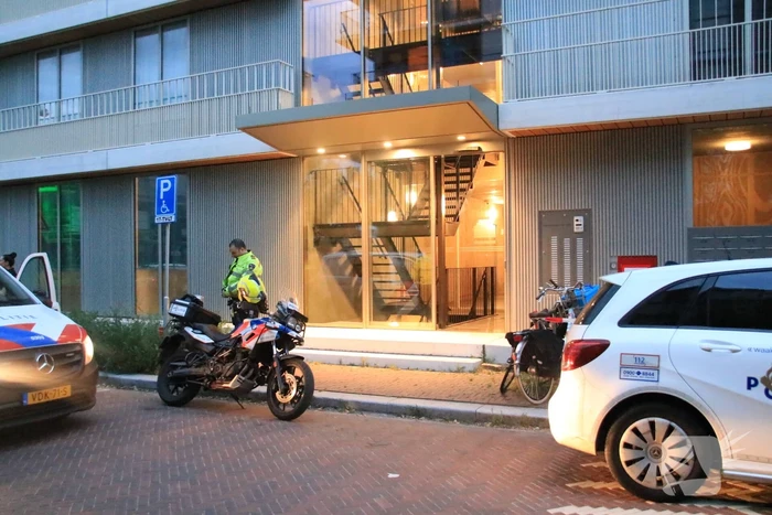 Arrestatieteam ingezet in flatgebouw