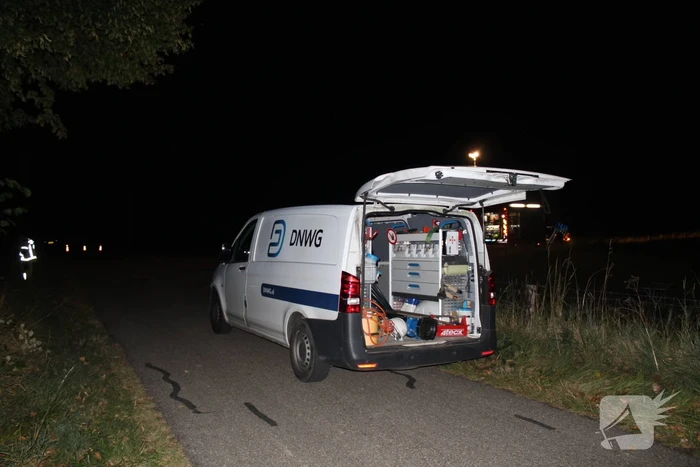 Kruising afgesloten tijdens gaslekkage