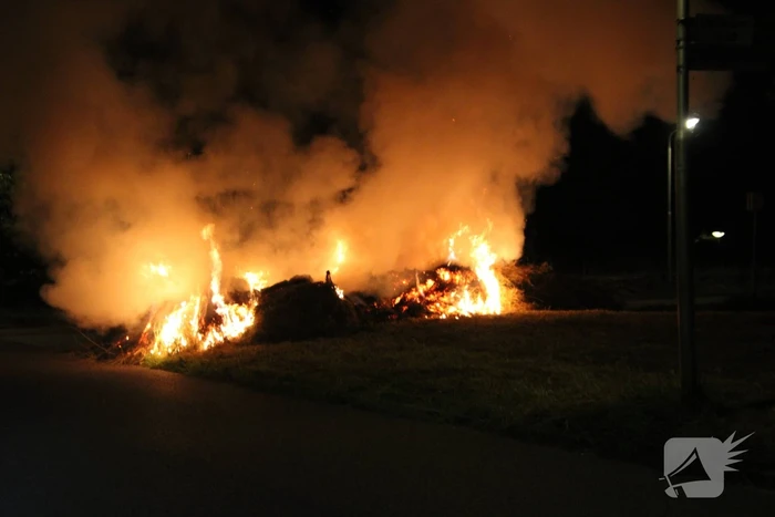 Flinke buitenbrand snel geblust