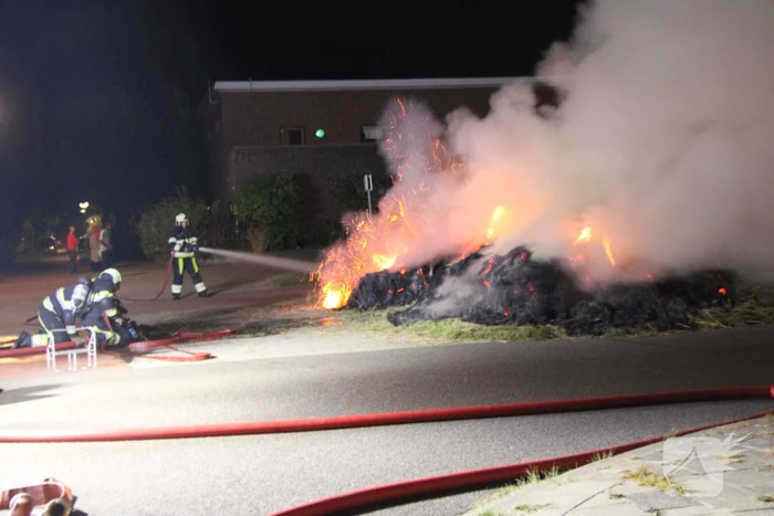 Flinke buitenbrand snel geblust