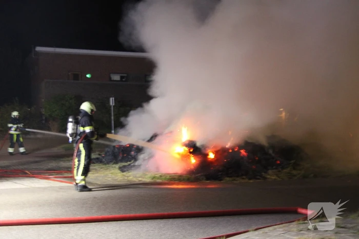 Flinke buitenbrand snel geblust