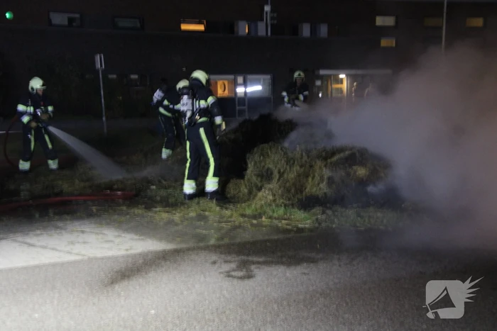 Flinke buitenbrand snel geblust