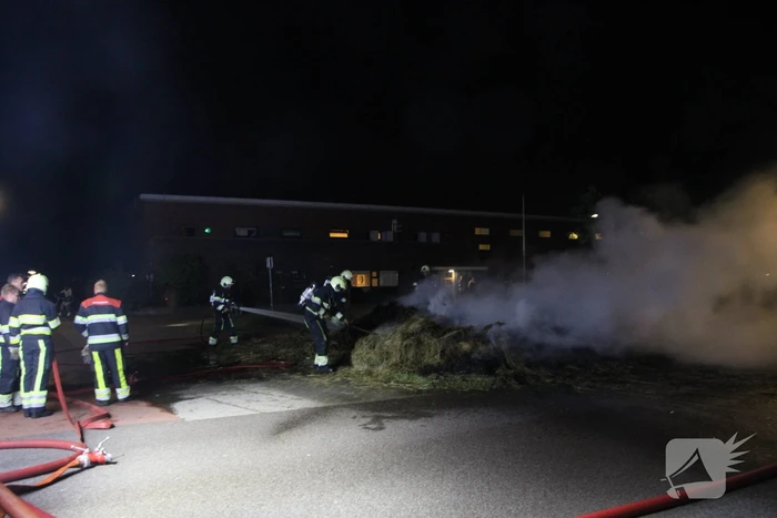 Flinke buitenbrand snel geblust