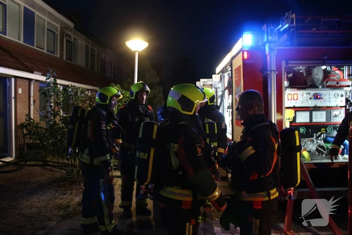 Zolderbrand snel onder controle