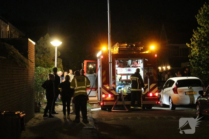 Zolderbrand snel onder controle
