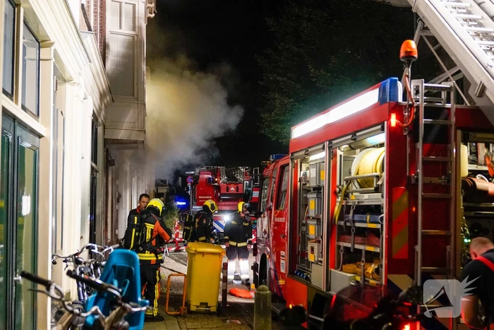 Was droogmachine in brand in een restaurant