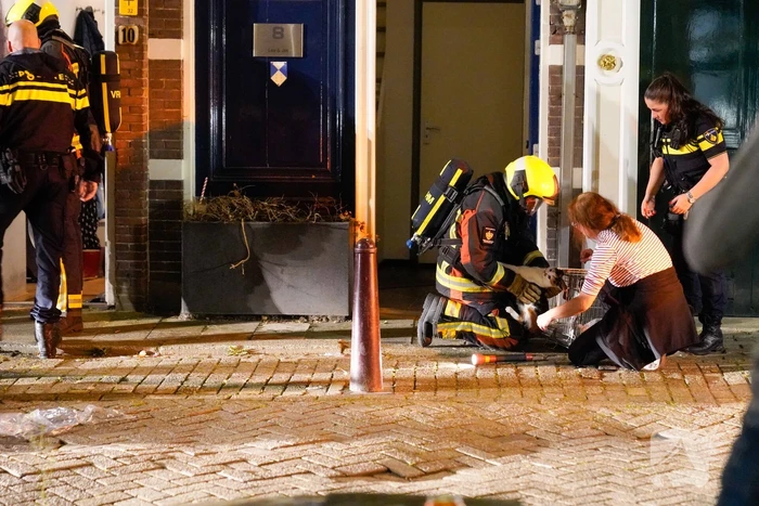 Was droogmachine in brand in een restaurant