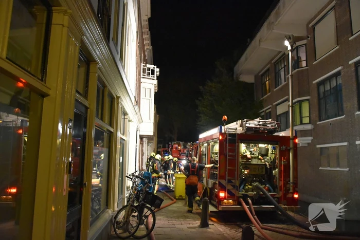 Was droogmachine in brand in een restaurant