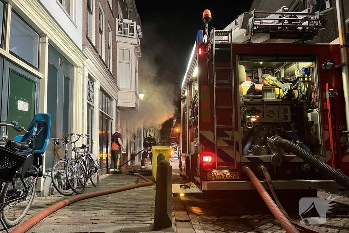 Was droogmachine in brand in een restaurant