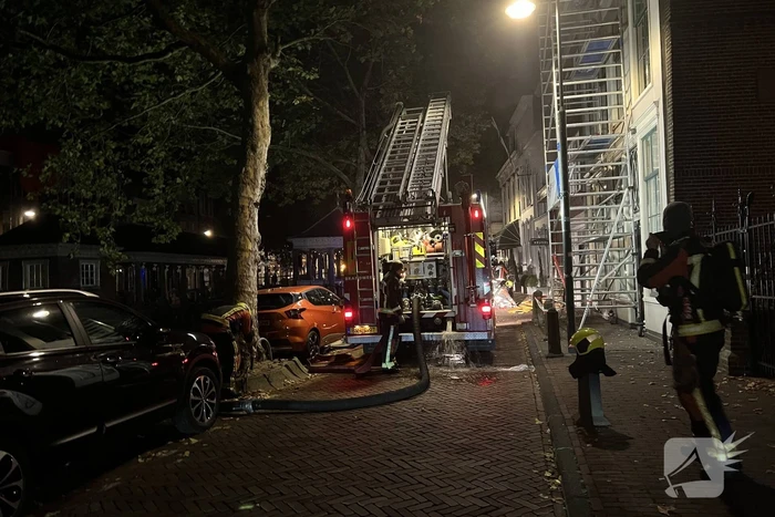 Was droogmachine in brand in een restaurant