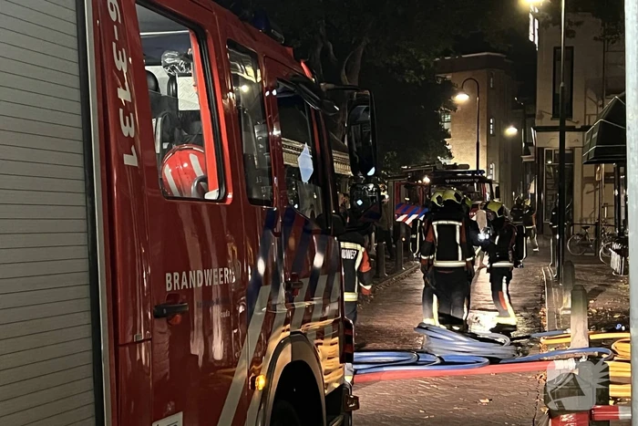 Was droogmachine in brand in een restaurant