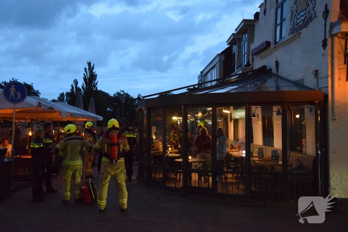 Vreemde lucht waargenomen in eetcafé