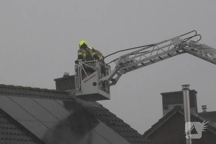 Brandgeur na mogelijke blikseminslag