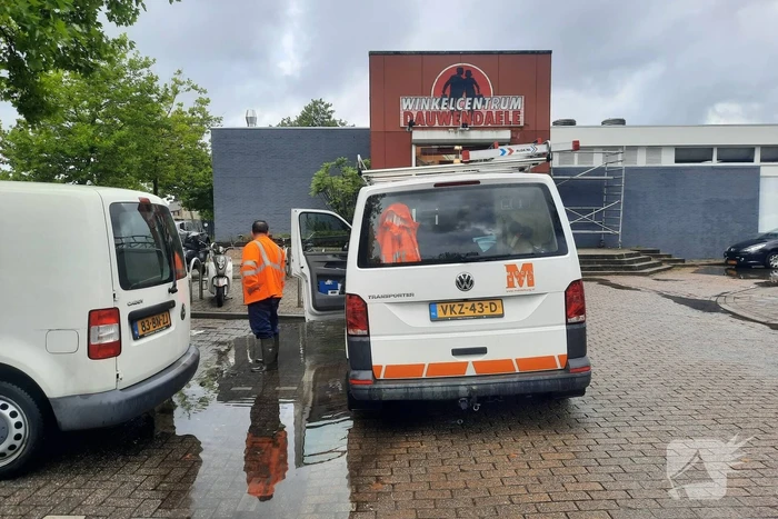 Grote overlast door zware regenval