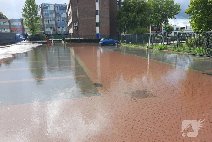 Grote overlast door zware regenval