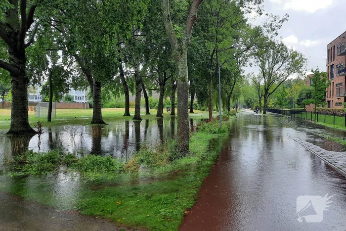 Grote overlast door zware regenval
