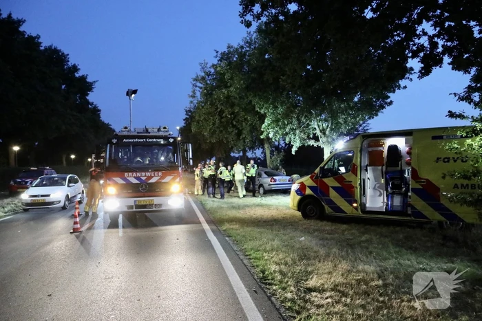 Persoon bekneld na ernstig ongeval