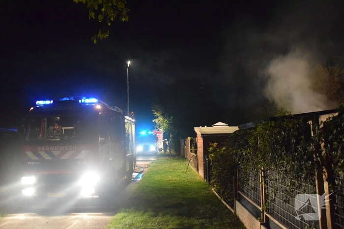 Stacaravan volledig uitgebrand op camping