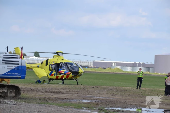 Motorcrosser ernstig gewond na val