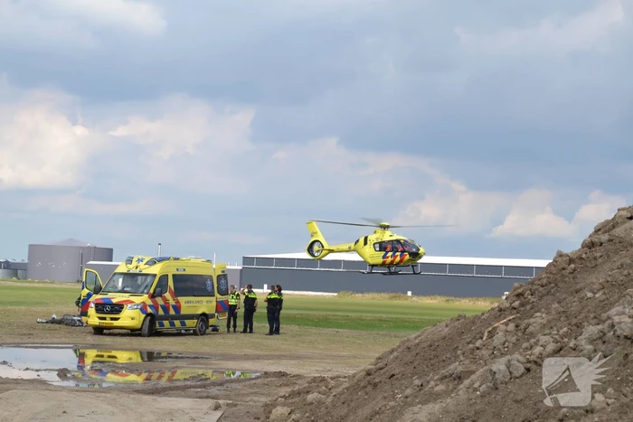 Motorcrosser ernstig gewond na val