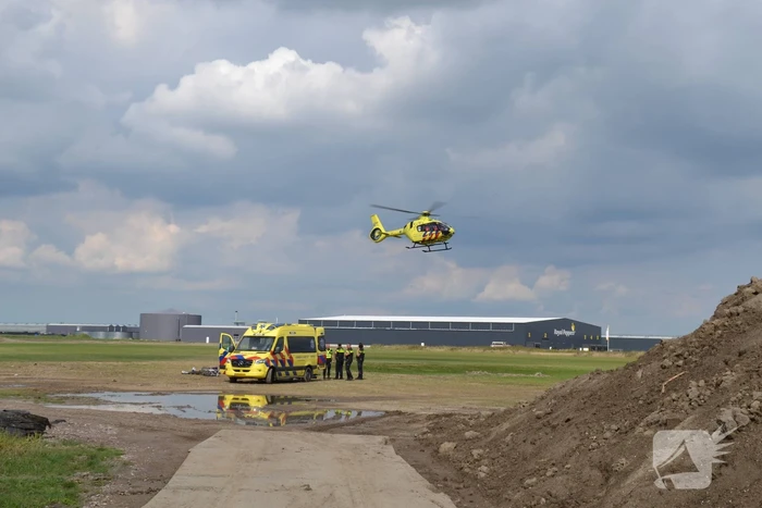 Motorcrosser ernstig gewond na val