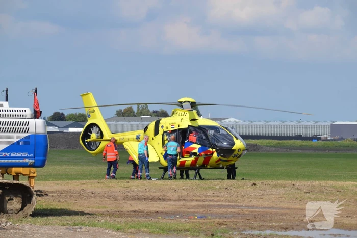 Motorcrosser ernstig gewond na val