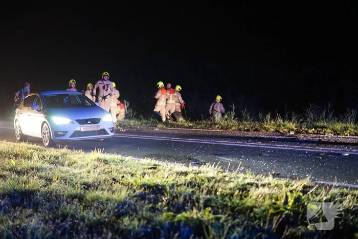 Zwaargewonde na ernstige aanrijding
