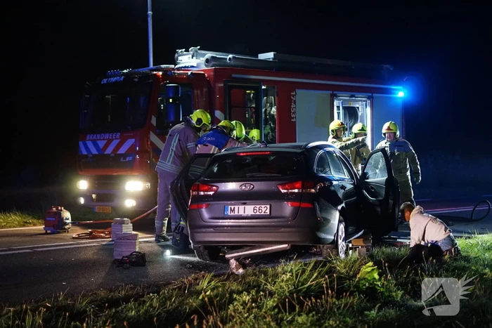 Zwaargewonde na ernstige aanrijding