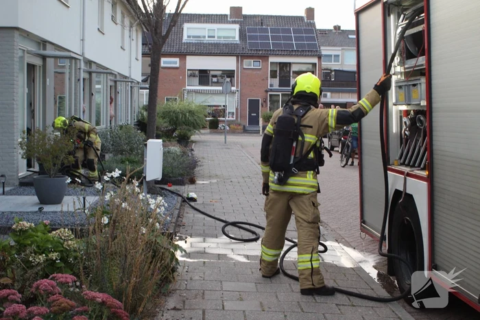 Felle brand op zolderverdieping