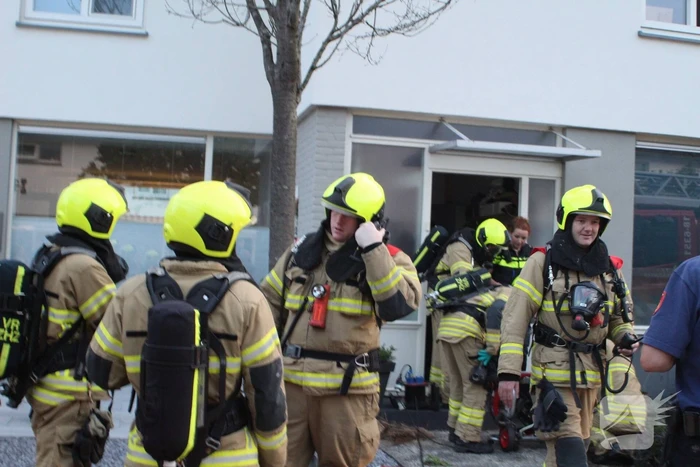Felle brand op zolderverdieping