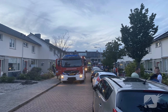 Felle brand op zolderverdieping