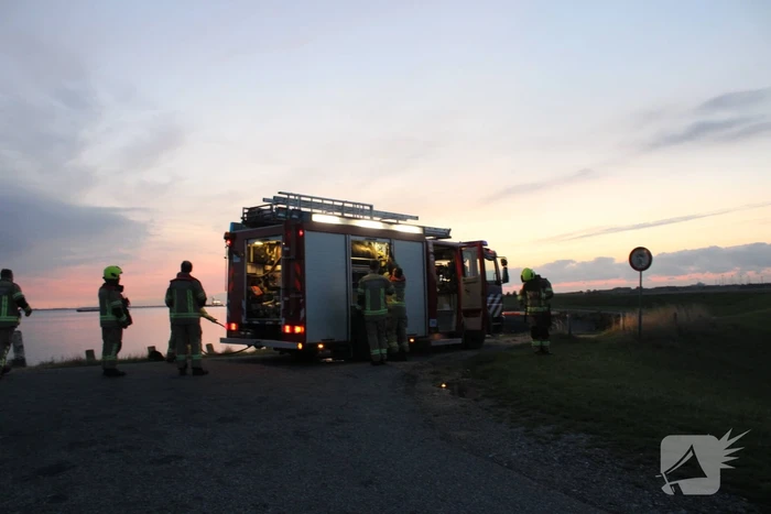 Brand in afvalcontainer snel geblust