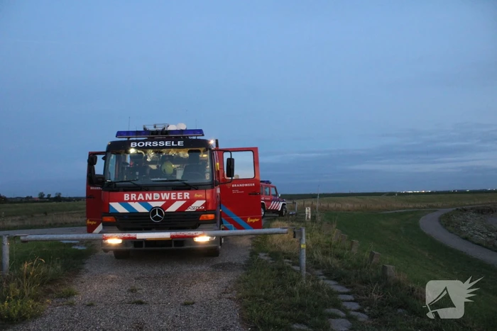 Brand in afvalcontainer snel geblust