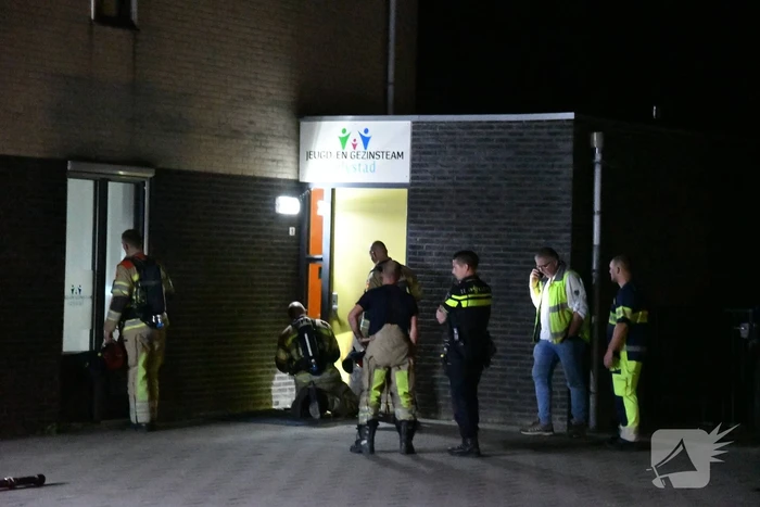 Onderzoek naar brandschade aan deur