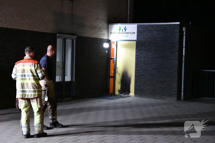 Onderzoek naar brandschade aan deur