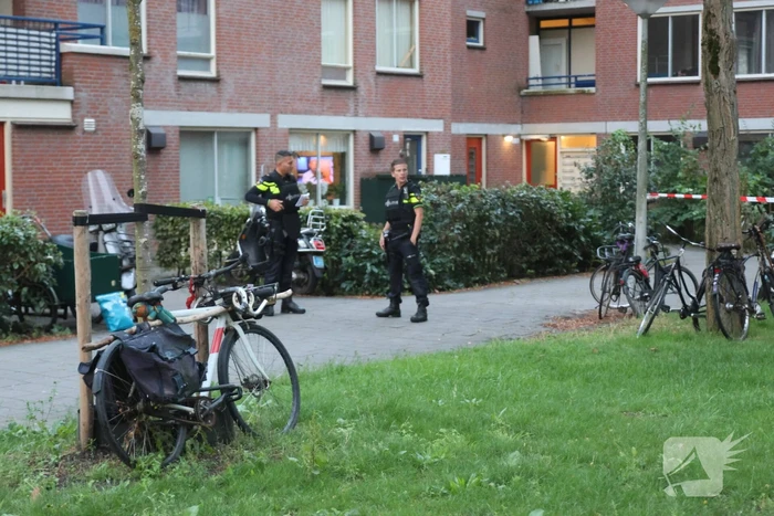 Schoten gelost op raam van woning