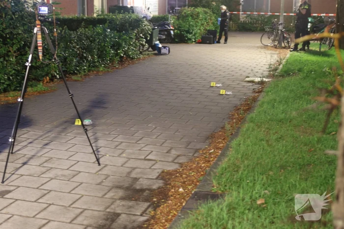Schoten gelost op raam van woning