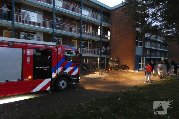 Brand in flatgebouw snel onder controle