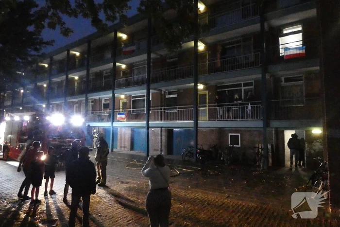 Brand in flatgebouw snel onder controle
