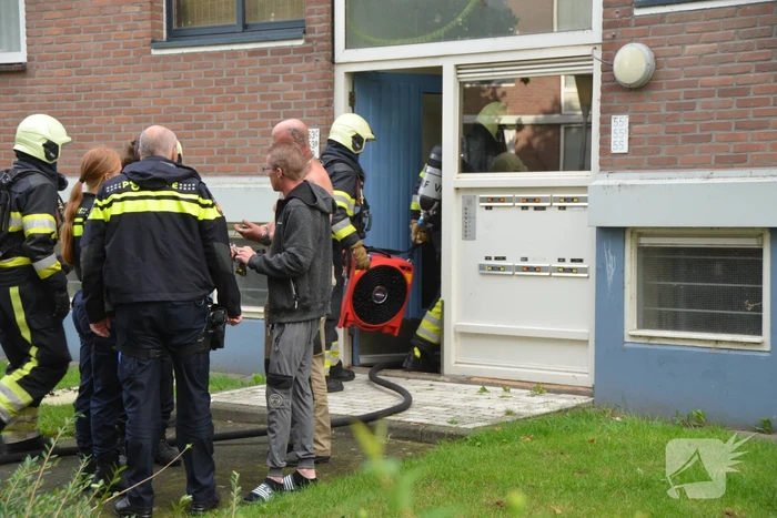 Aanhouding na brand in woning