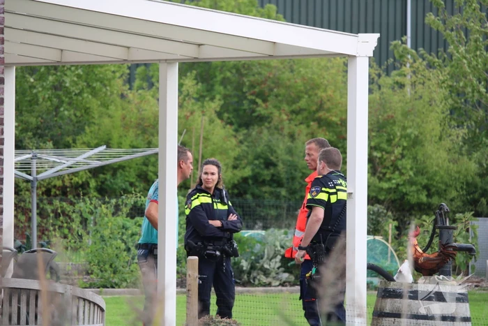 Traumateam assisteert bij incident in woning