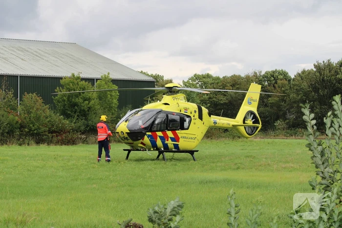 Traumateam assisteert bij incident in woning
