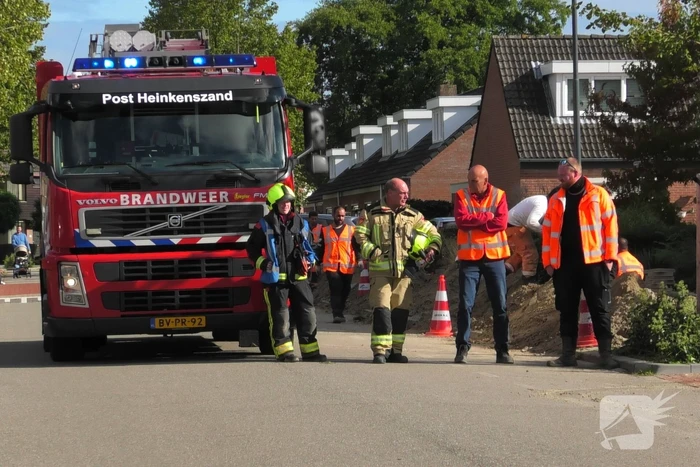 Gaslekkage na graafwerkzaamheden