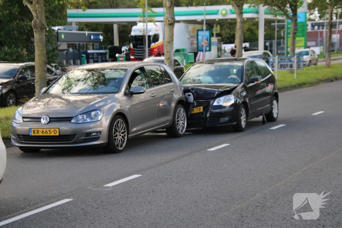 Schade bij kop-staart botsing