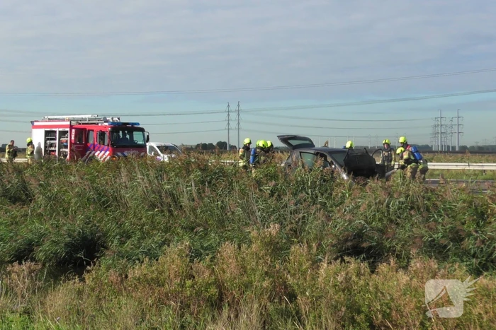 brand rijksweg a256 's-heer hendrikskinderen