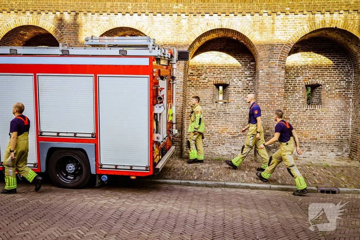 Onderzoek naar brand in stadsmuur