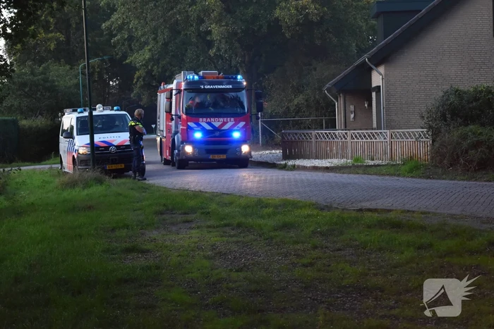 Oude Volvo zwaar beschadigd vanwege brand