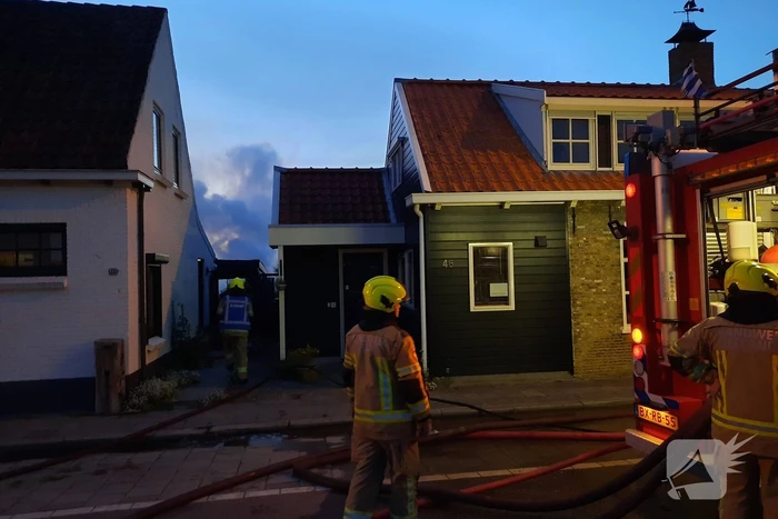 Flinke rookontwikkeling bij uitslaande schuurbrand