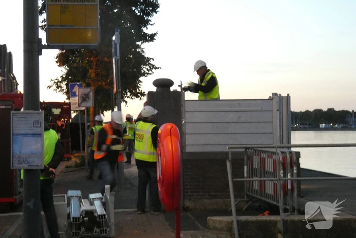 Grote oefening door Hoogwaterbrigade