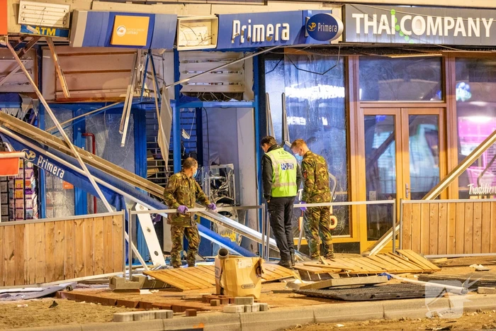 Ravage na plofkraak bij Primera